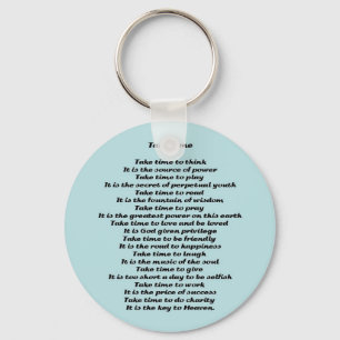 Inspirierend Gedicht Schlüsselanhänger