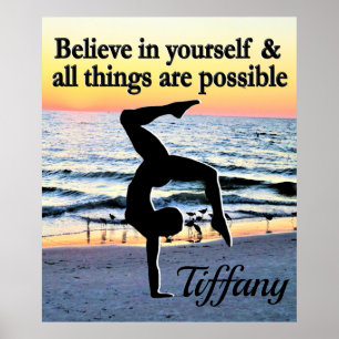 INSPIRIEREND GLAUBEN IN IHREM PERSONALISIERTEN POS POSTER