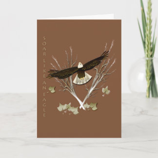 Inspirierend Grußkarte mit Schrift Karte