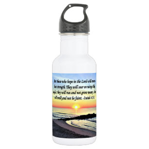 INSPIRIEREND ISAIAH 40:31 EDELSTAHLFLASCHE