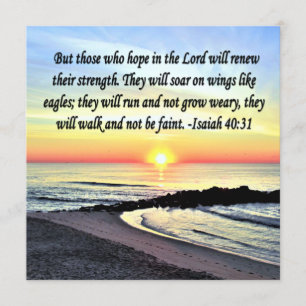 INSPIRIEREND ISAIAH 40:31 EINLADUNG