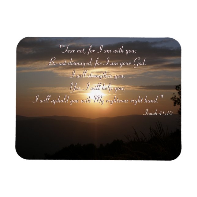Inspirierend | Isaiah 41;10 Magnet (Horizontal)