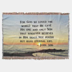 INSPIRIEREND JOHN 3:16 SUNRISE FOTO DESIGN DECKE