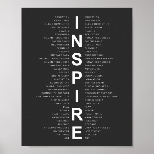 Inspirierend Kostenvoranschlag für Büro, Arbeit un Poster (Vorne)