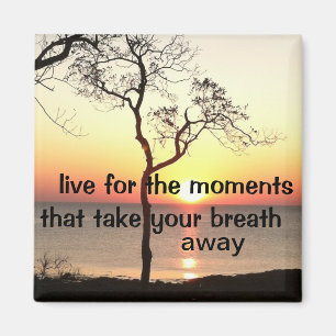 Inspirierend Leben-Momente Magnet