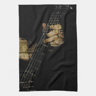 Inspirierend lyrische Gitarre Handtuch
