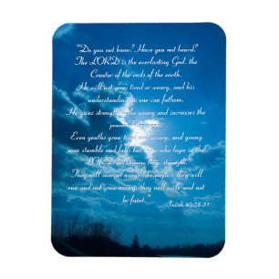 Inspirierend Magnet - Jesaja 40; 28-31