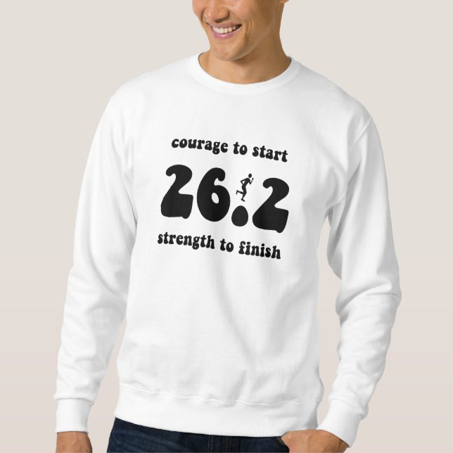 Inspirierend Marathon Sweatshirt (Vorderseite)