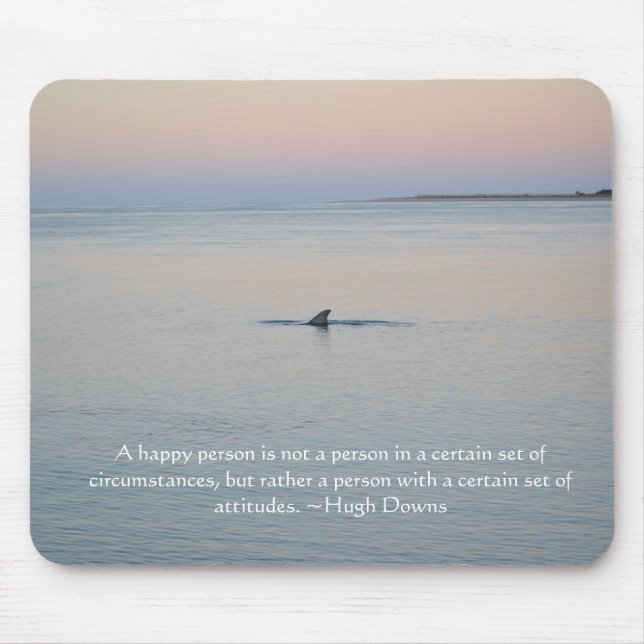 Inspirierend Mausunterlage des Delphins im Ozean Mousepad (Vorne)