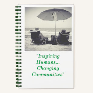 "Inspirierend Menschen-Notebook" Notizbuch