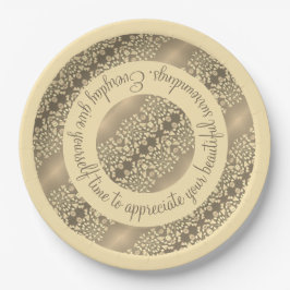 Inspirierend modernes Design Pappteller