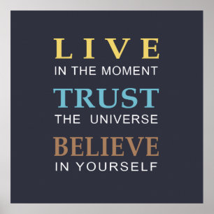 Inspirierend modernes Typografie-Plakat Poster