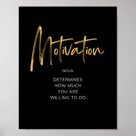 Inspirierend Motivation Poster