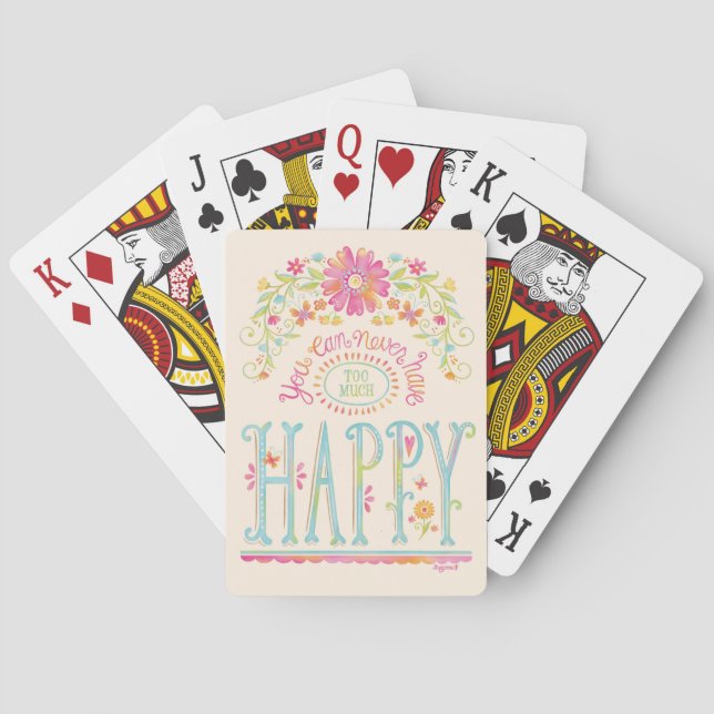 inspirierend Motivierend Spielkarten (Rückseite)