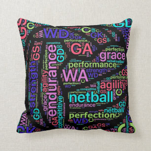 Inspirierend Netball bringt themenorientierten Kissen