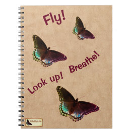 Inspirierend Notizbuch - steigen Sie oben Notizblock