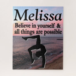 INSPIRIEREND PERSONALISIERT GYMNASTICS PUZZLE