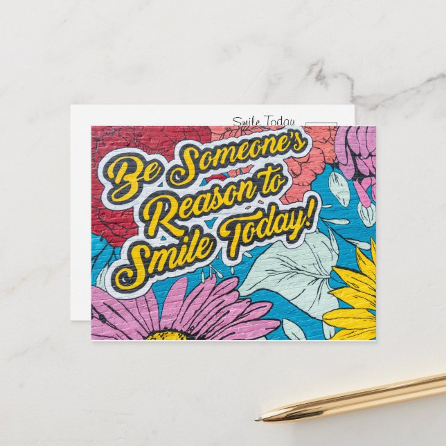 inspirierend positiv postkarte (Vorderseite/Rückseite Beispiel)