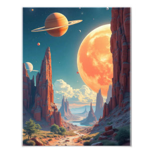 Inspirierend Raumdrucke & Imaginative Weltraumtech Fotodruck
