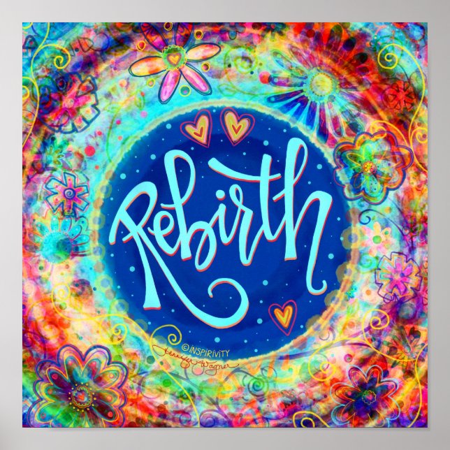 Inspirierend Rebirth Hübsch Inspirivity Poster (Vorne)