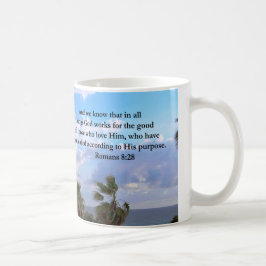 INSPIRIEREND ROMANS 8:28-DESIGN KAFFEETASSE