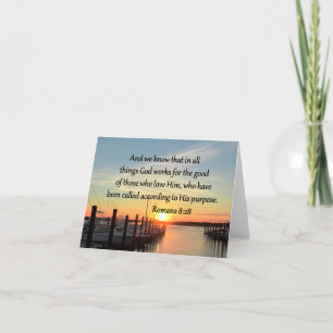 INSPIRIEREND ROMANS 8:28-DESIGN KARTE