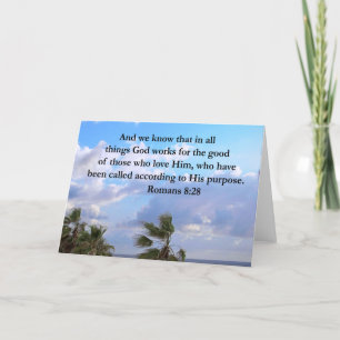 INSPIRIEREND ROMANS 8:28-DESIGN KARTE