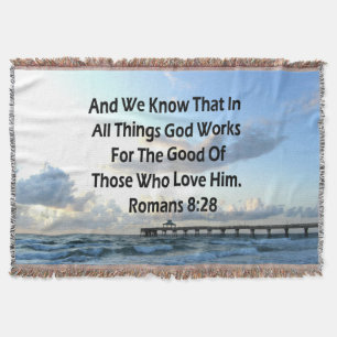 INSPIRIEREND RUMÄNE 8:28 BIBLE VERSE DECKE