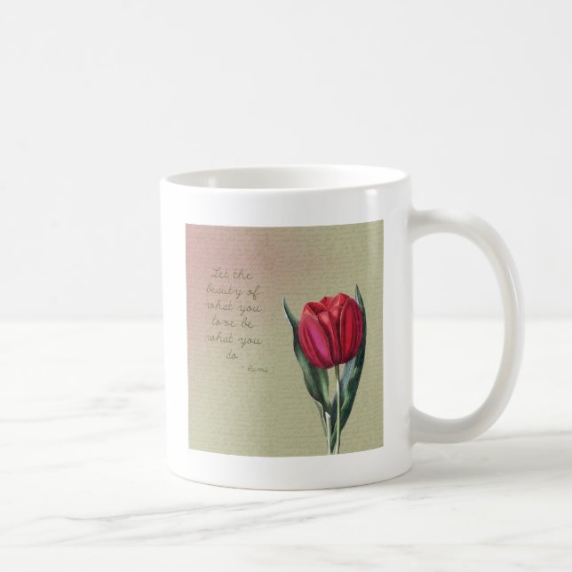Inspirierend Schönheits-Tulpe Kaffeetasse (Rechts)
