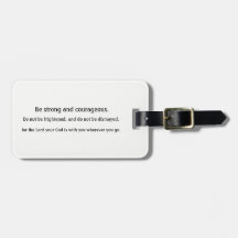 Inspirierend Schrifts-Gepäckanhänger
