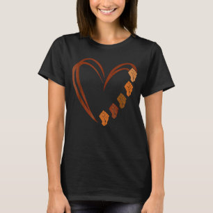Inspirierend Schwarze Führer Power Faust Hand Schw T-Shirt