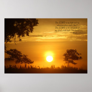 Inspirierend Sonnenaufgang-Bild Poster