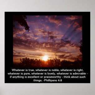 Inspirierend Sonnenaufgangplakat Poster