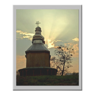 Inspirierend Strahlen Fotodruck