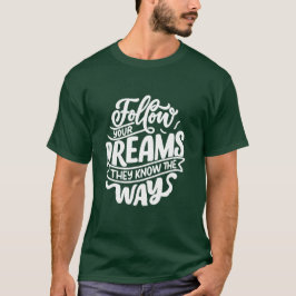 Inspirierend T - Shirt für Angebotstypografie