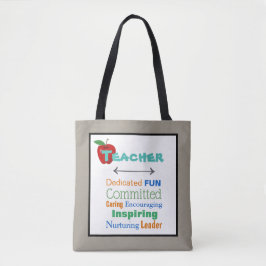 Inspirierend Teacher Tote Bag Tasche