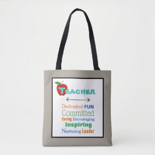 Inspirierend Teacher Tote Bag Tasche