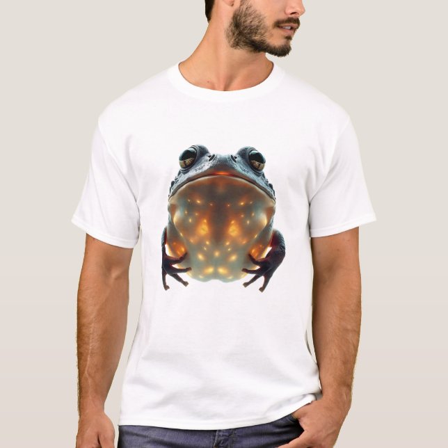 Inspirierend Toad Face Art T-Shirt (Vorderseite)