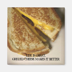 Inspirierend u. käsiger gegrillter Käse-Magnet Magnet