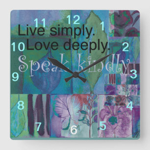 Inspirierend Wanduhr
