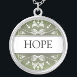 Inspirierend Wort - HOFFNUNG Anhänger Versilberte Kette<br><div class="desc">Tragen Sie einen Wortanhänger mit dem inspirational Wort HOFFNUNG, zu motivieren und sich zu inspirieren oder es als einzigartiges und denkwürdiges Geschenk für Ihre Familie und Freunde zu geben. Die Mitteilungshalskette mit den ursprünglichen Entwürfen kombinieren Inspiration mit Schönheit. Sie können den Sterlingsilberanhänger mit Ihrem inspirierend Lieblingswort auch besonders anfertigen, indem...</div>