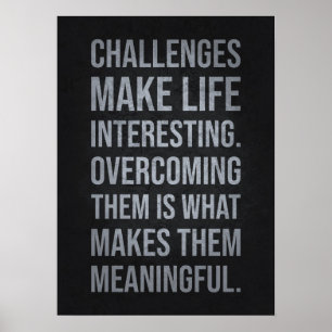 Inspirierend Worte - Motivierend Poster