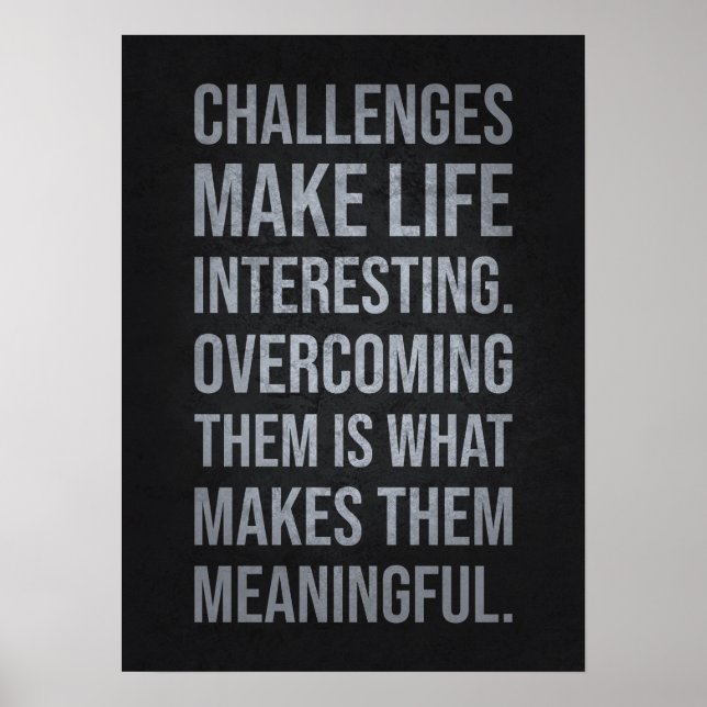 Inspirierend Worte - Motivierend Poster (Vorne)