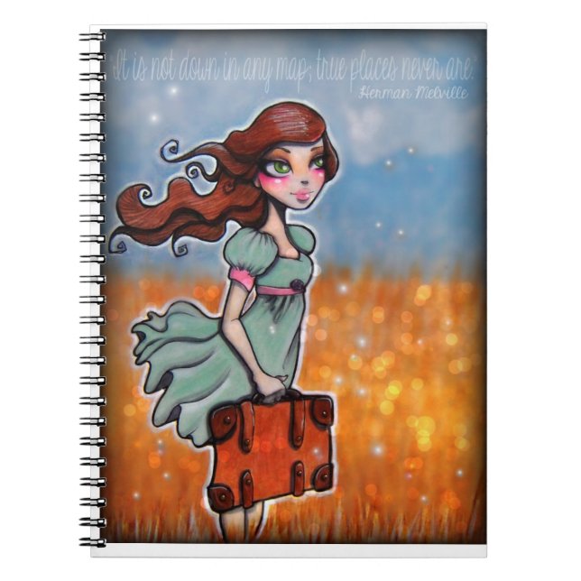 Inspirierend Zeitschrift Notizbuch der Reise Notizblock (Vorderseite)