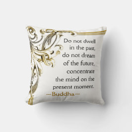 Inspirierend Zitat Buddhas Kissen