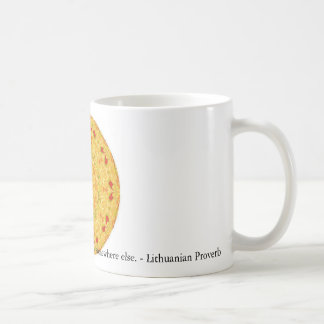 Inspirierend Zitat der litauischen Kaffeetasse