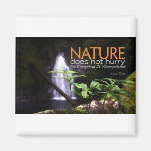 Inspirierend Zitat -- Natur Magnet