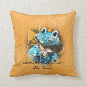 Inspirierend Zitate sind Sie schöner Frosch-Prinz Kissen