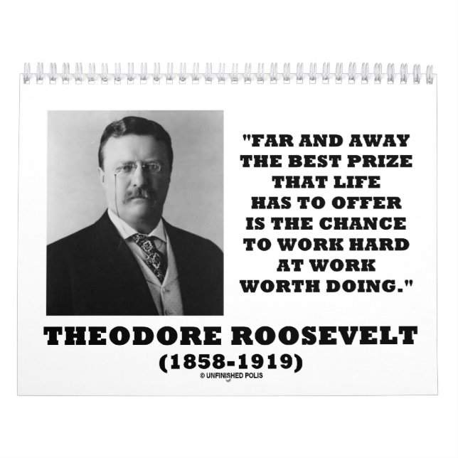 Inspirierend Zitate Theodore Roosevelts Kalender (Titelbild)