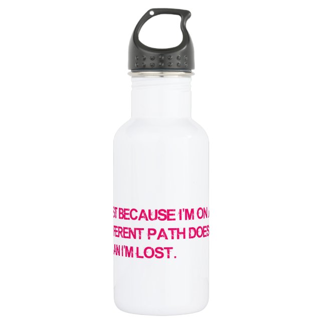 inspirierend Zitate Trinkflasche (Vorderseite)